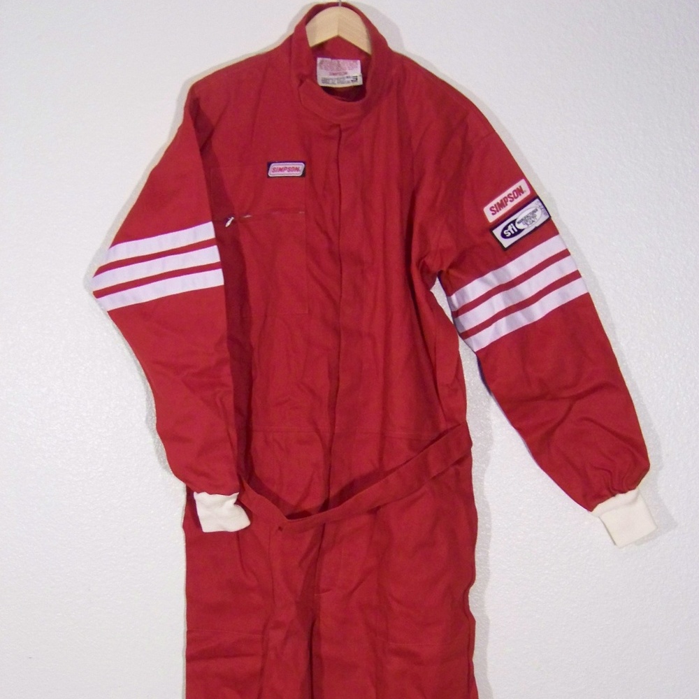 Simpson SFI One Piece Racing Suit - Red
